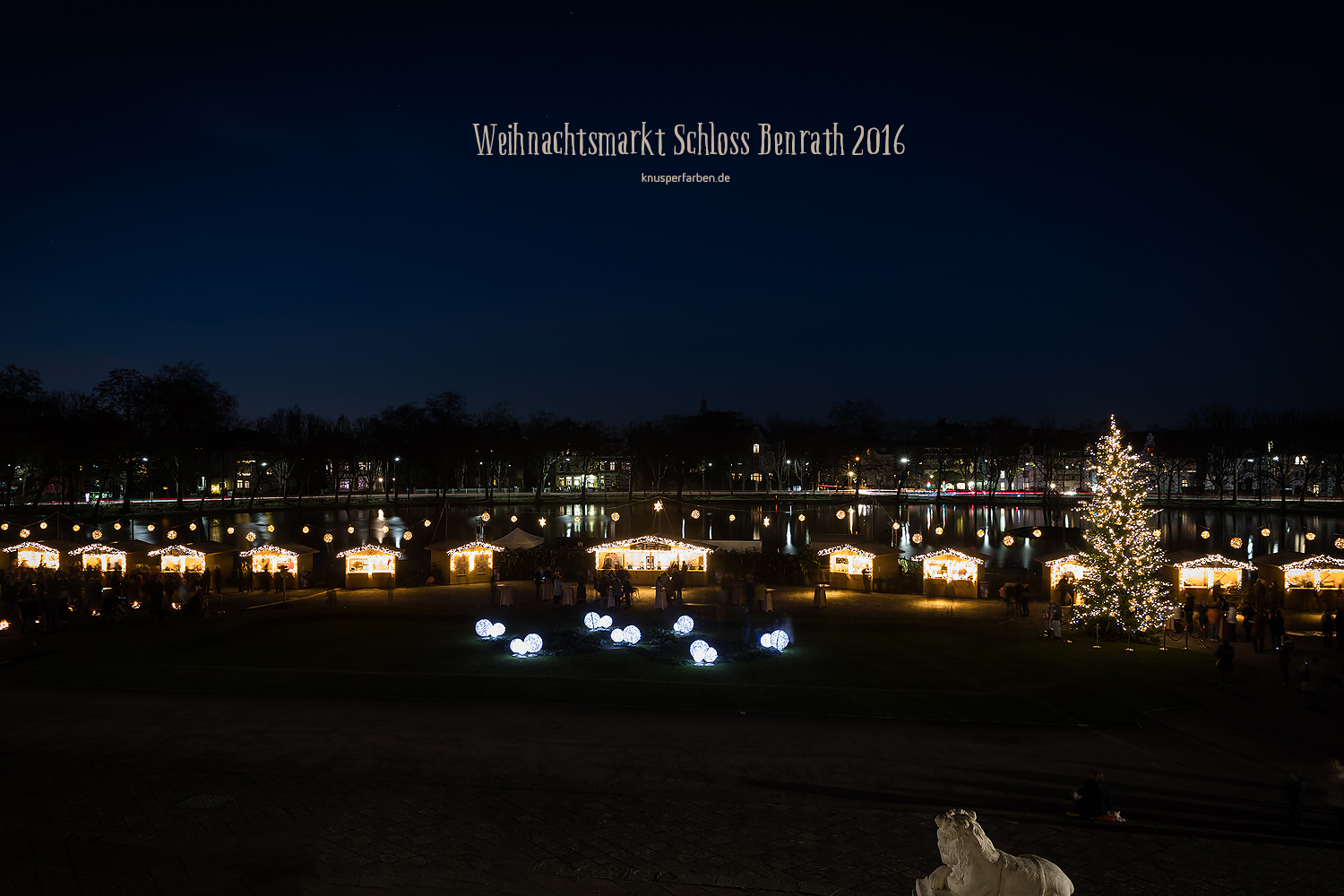 Weihnachtsmarkt Schloss Benrath